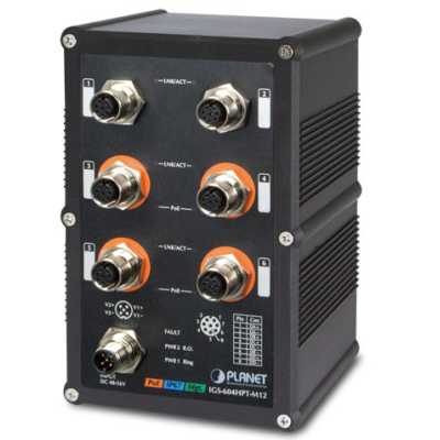 Коммутатор Planet IGS-604HPT-M12
