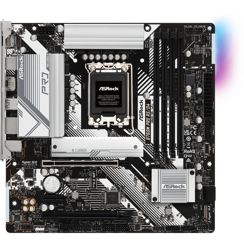 Материнская плата Asrock B760M PRO RS/D4 (90-MXBKL0-A0UAYZ) в Санкт-Петербурге