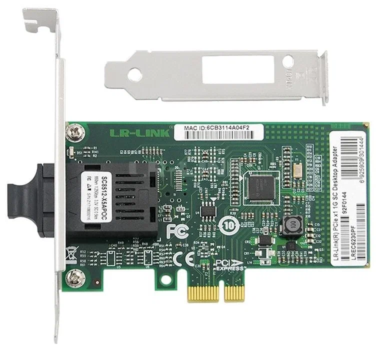 Сетевой адаптер PCIE 1GB 1000MBPS SINGLE LREC6230PF-SFP LR-LINK