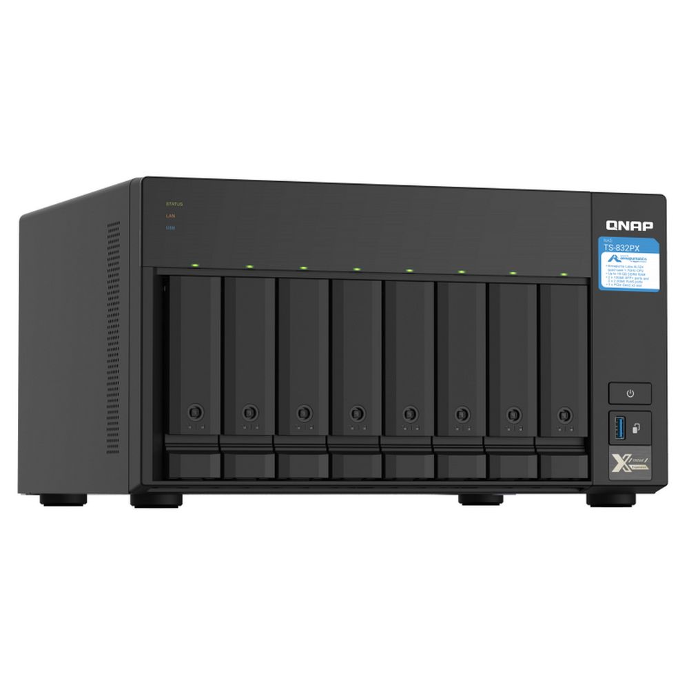 Сетевое хранилище NAS Qnap Original TS-832PX-4G 8-bay
