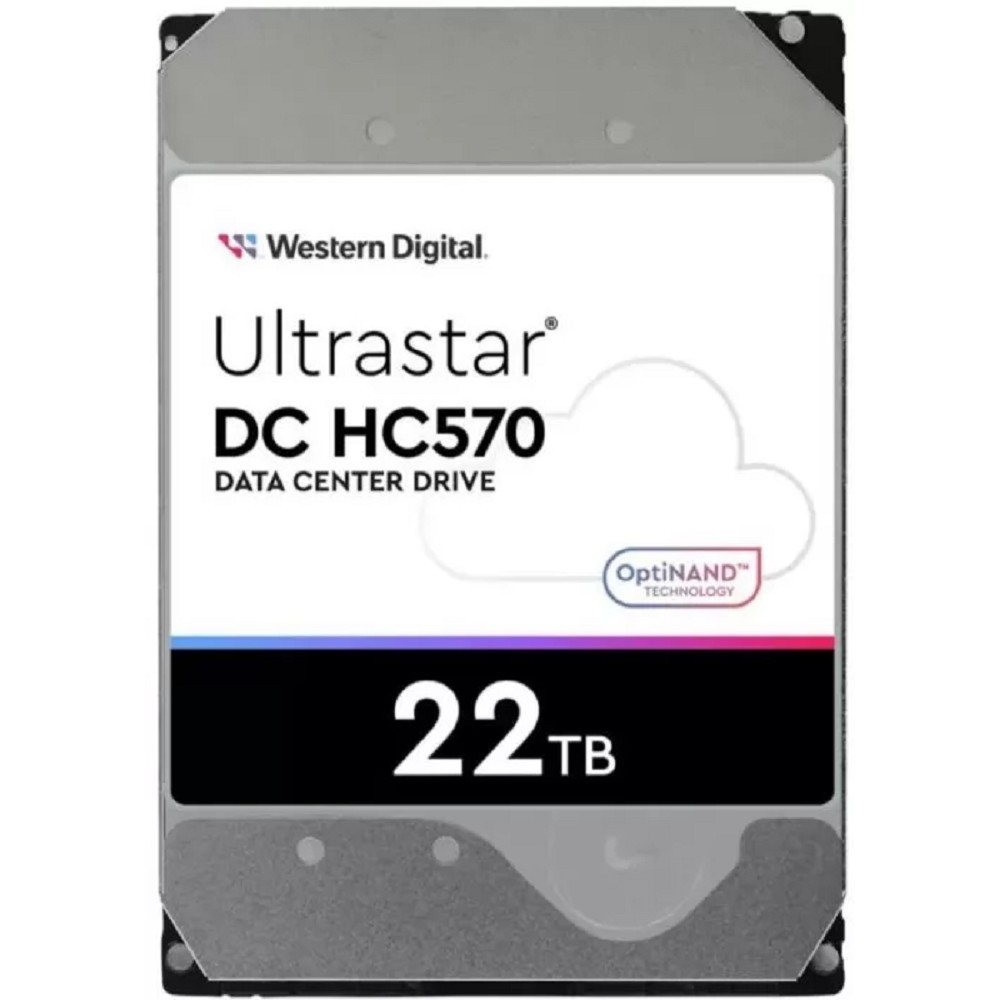 Жесткий диск/ HDD WD SATA 22Tb Ultrastar DC HC570 0F48155 7200 6Gb/s 512Mb 1 year warranty