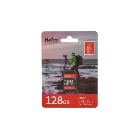 Карта памяти Netac SDHC UHS-I P600 128Gb Class 10 (NT02P600STN-128G-R) в Санкт-Петербурге