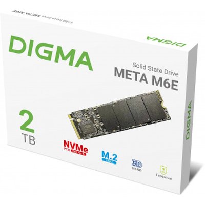 SSD диск Digma Meta M6E 2Tb DGSM4002TM6ET