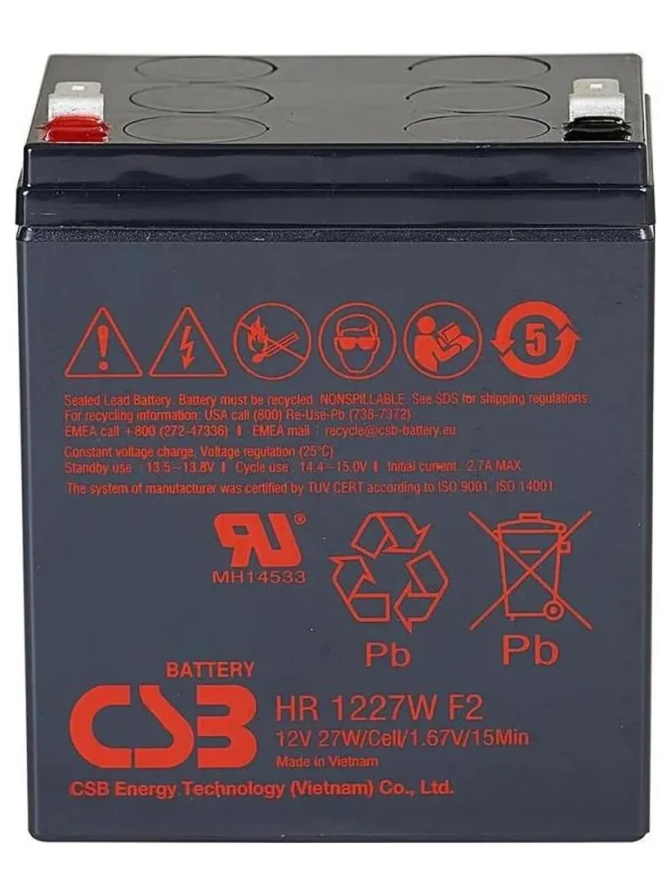 Батарея для ИБП CSB HR1227W F2 12В 7.5Ач в Санкт-Петербурге