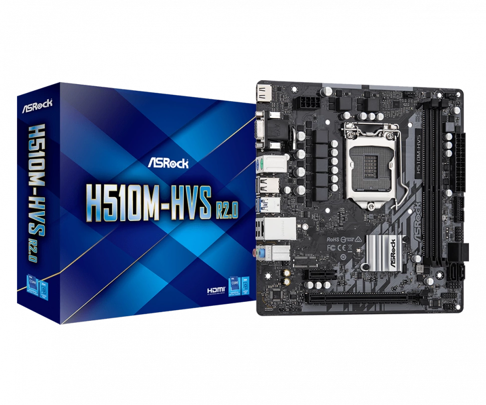 Материнская плата Asrock H510M-HVS R2.0
