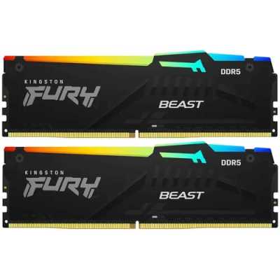 Оперативная память Kingston Fury Beast RGB KF556C40BBAK2-64