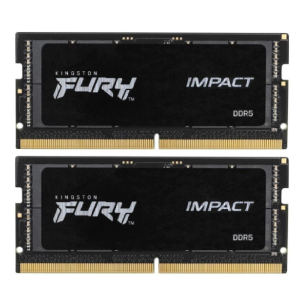 Модуль памяти SO-DIMM DDR5 32Gb (2x16Gb) PC48000 6000Mhz Kingston Fury Impact (KF560S38IBK2-32)