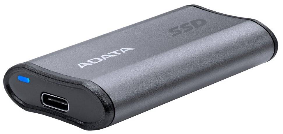 Твердотельный диск 500GB A-DATA SE880, External, USB 3.2 TypeC, [R/W -2000/2000 MB/s] 3D-NAND, серый