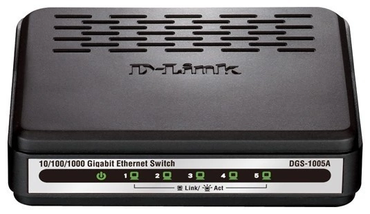 Коммутатор D-Link DGS-1005A (DGS-1005A/F1A, DGS-1005A/G1A)
