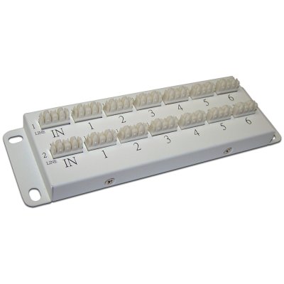 Коммутационная телефонная панель Lanmaster LAN-HCS-PPT2X6