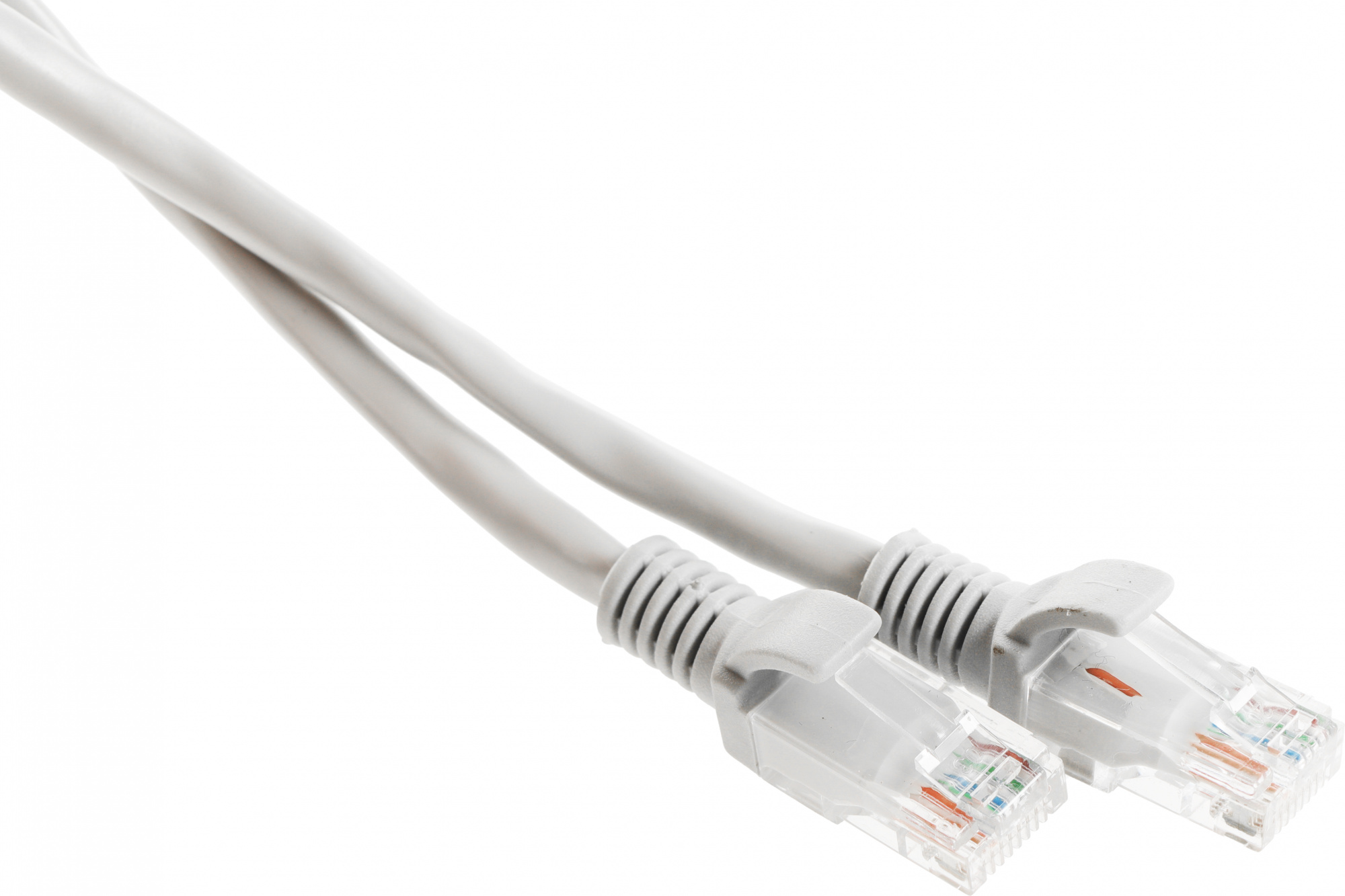 Патч-корд PP12-10M 1000G UTP 4 пары cat5E CCA molded 10м серый RJ-45 (m)-RJ-45 (m)