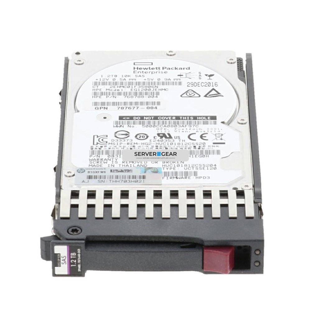 J9F48A Жесткий диск HP 1.2TB SAS 12G 10K SFF HDD for MSA Storage