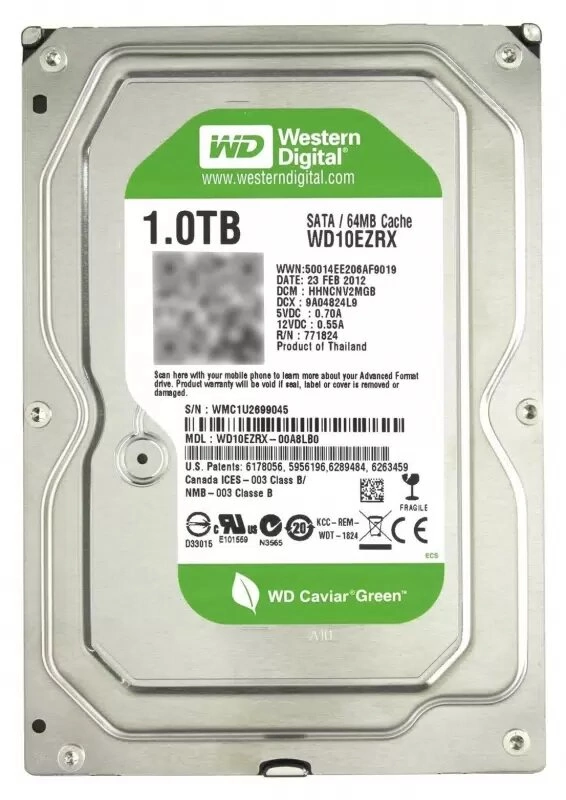 Жёсткий диск Western Digital WD10EZRX