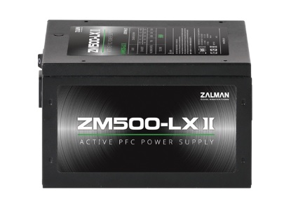 Блок питания Zalman ZM500-LXII, 500W, ATX12V v2.31, APFC, 12cm Fan, Retail (ZM500-LXII)