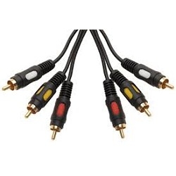 Rexant (17-0212) Шнур 3RCA Plug - 3RCA Plug 1.5М (GOLD)