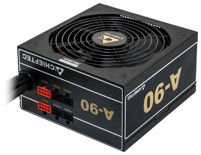 Блок питания Chieftec PSU GDP-750C 750W A-90 ATX2.3/EPS12V 230V CabMan RT 90%+ 14cm Fan Active PFC Fix:20+4, 8(4+4)p Mod:2x8(6+2)p,2x(SATAx3),3xMolex+Flop (GDP-750C)