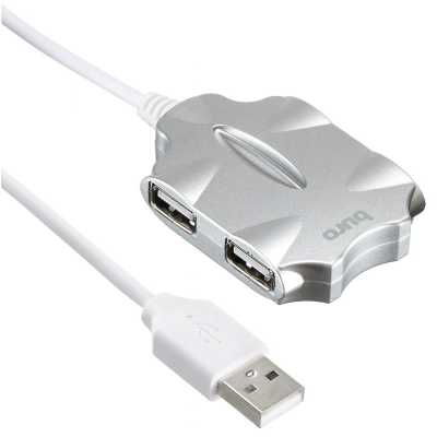 Разветвитель USB Buro BU-HUB4-0.5-U2.0-CANDY