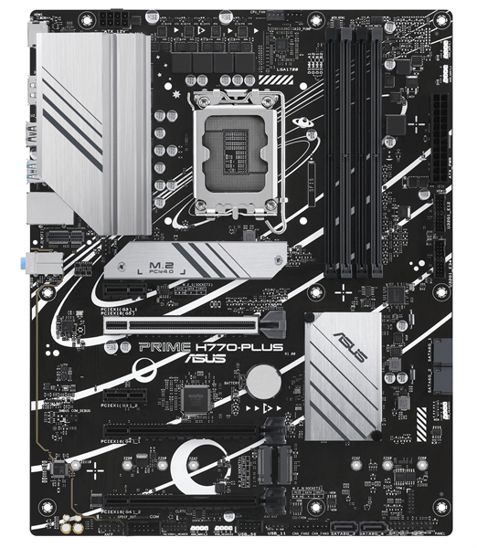 Материнская плата ASUS PRIME H770-PLUS, LGA1700, H770, 4*DDR5, HDMI+DP, 4xSATA3 + RAID, M2, Audio, Gb LAN, USB 3.2, USB 2.0, ATX; 90MB1EE0-M0EAY0 (PRIME H770-PLUS)