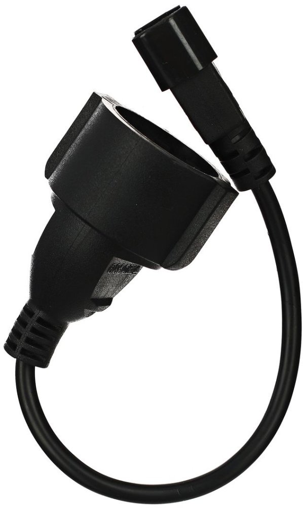 VCOM CE002-CU0.75-0.15M Кабель-переходник UPS->розетка VCOM (IE-320 C14 to Socket Type-F) 3Gx0,75mm VDE <CE002> [04895182274068]