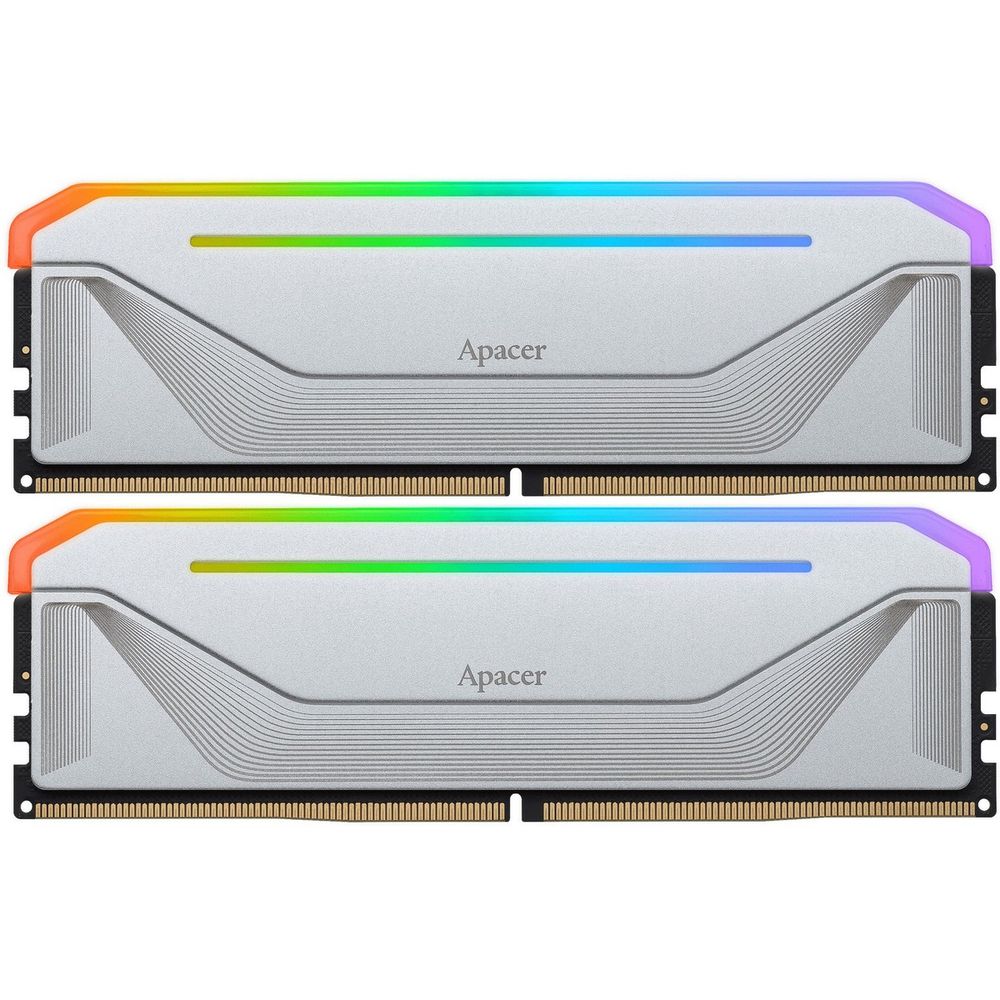 Оперативная память Apacer NOX RGB 2x32GB DDR5 PC5-41600 Silver (AH5U64G52C522NWAA-2)