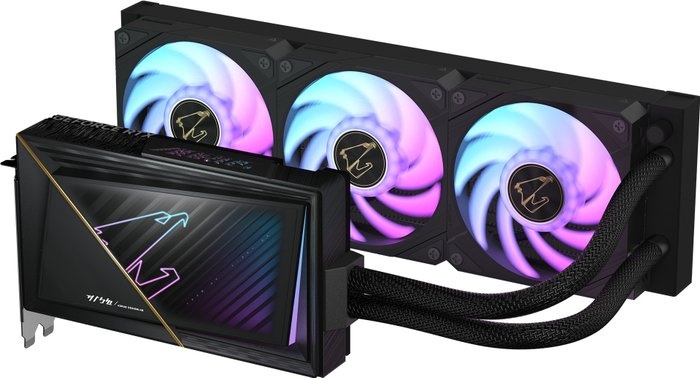 Видеокарта Gigabyte RTX5080 XTREME WATERFORCE 16GB GDDR7 256bit 3xDP HDMI 3FAN RTL в Санкт-Петербурге
