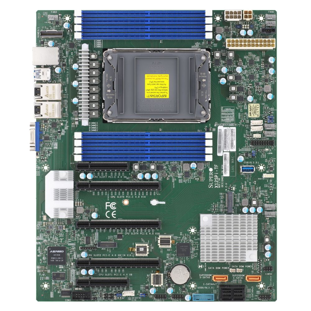 Материнская плата SuperMicro [MBD-X12SPI-TF-B]