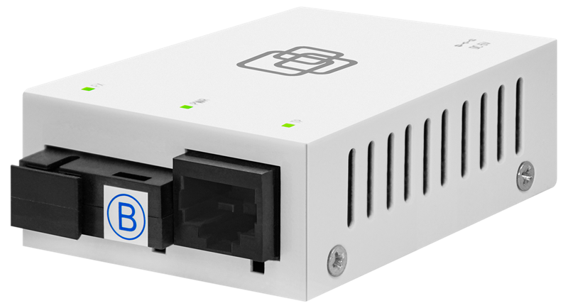 SNR Медиаконвертер 10/100-Base-T / 100Base-FX, Tx/Rx: 1310/1550нм (SNR-CVT-100A-mini)