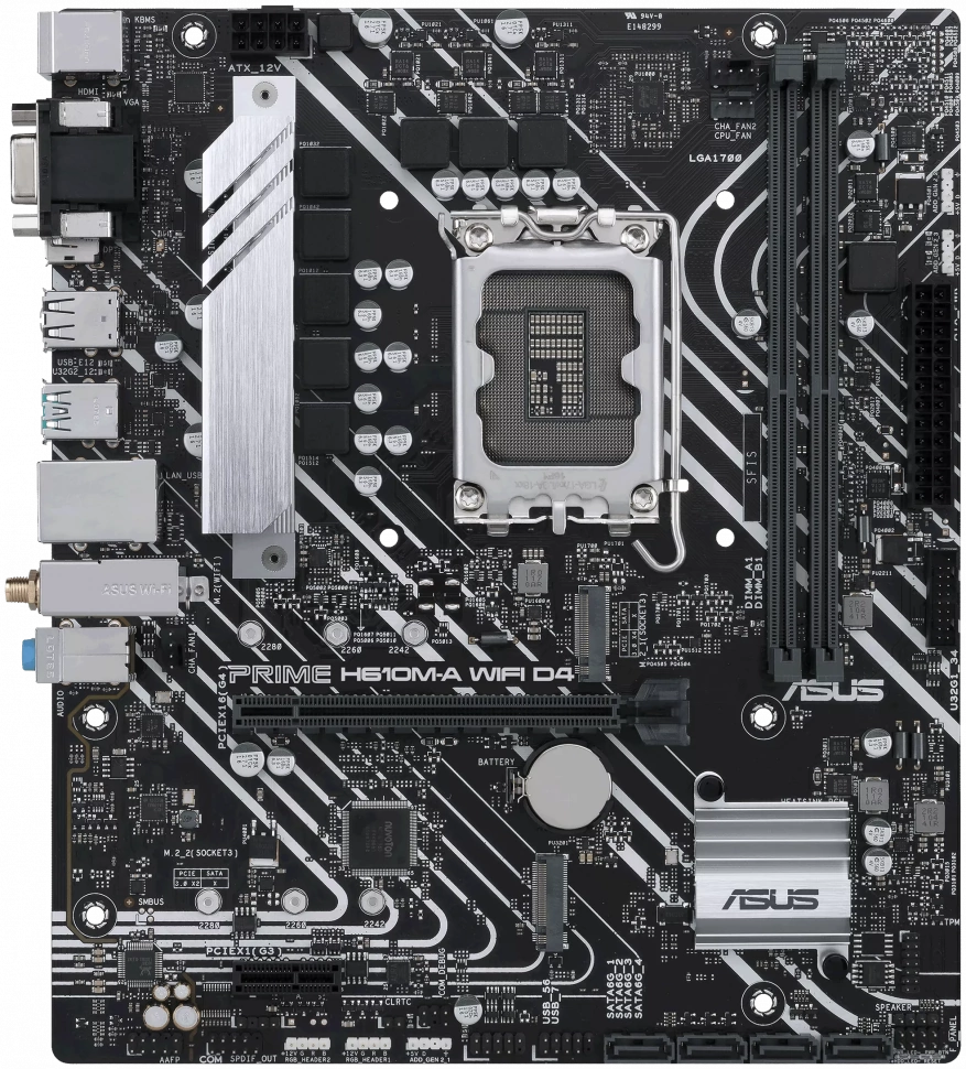 Материнская плата Asus PRIME H610M-A WIFI (90MB1G00-M0EAY0)