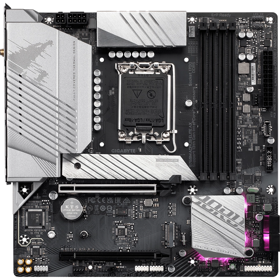 Материнская плата Gigabyte B760M Aorus Elite X AX rev. 1.2