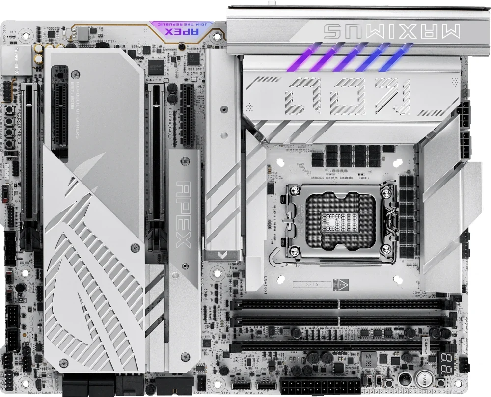 Материнская плата Asus ROG MAXIMUS Z890 APEX Soc-1851 Intel Z890 2xDDR5 ATX AC`97 8ch(7.1) 5Gigabit RAID