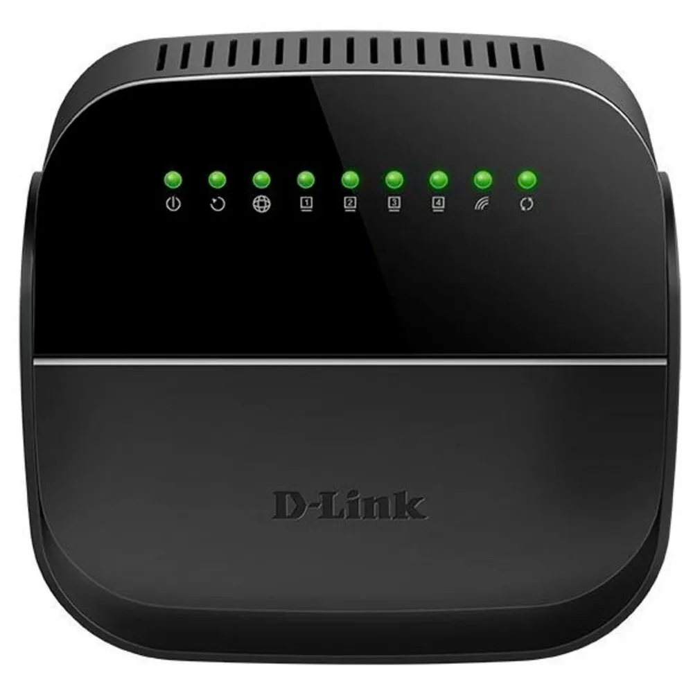 Wi-Fi роутер D-Link DSL-2640U/R1A черный в Санкт-Петербурге