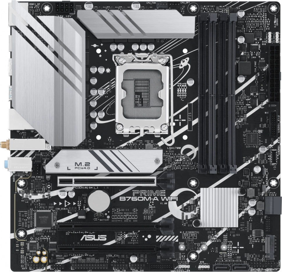 Материнская плата Asus PRIME B760M-A-CSM (90MB1EK0-M0EAYC)