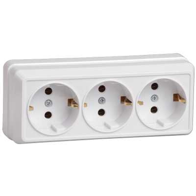 Розетка силовая IEK Октава ERO31-K01-16-DC