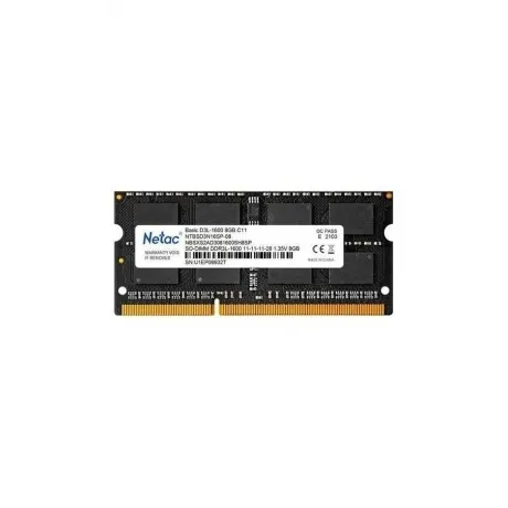 Память оперативная DDR3L Netac 8Gb 1600Mhz (NTBSD3N16SP-08) в Санкт-Петербурге