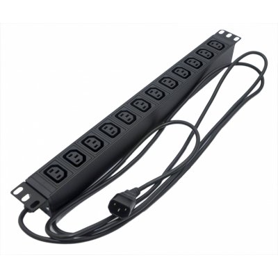 Блок розеток Hyperline SHE19-12IEC-2.5IEC