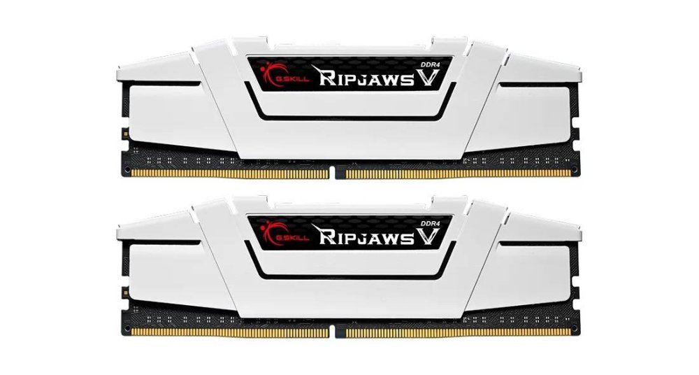Модуль памяти G.SKILL RIPJAWS V 32GB 3600МГц DDR4 CL18 DIMM (Kit of 2x16GB) 1.35V White