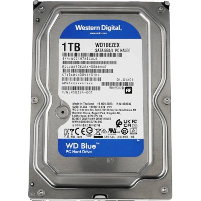 Жесткий диск WD Blue 1Tb WD10EZEX