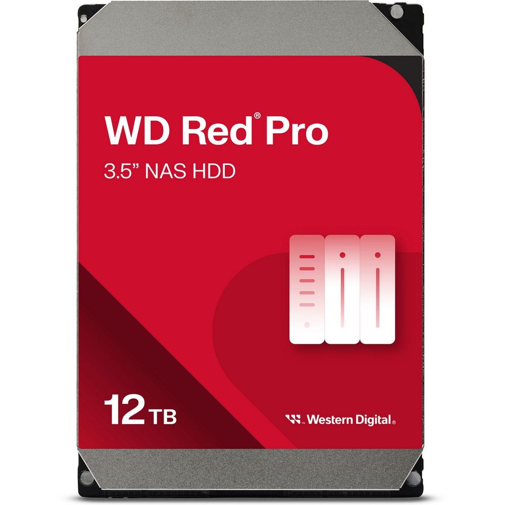 Жесткий диск Western Digital 12TB WD122KFBX Red Pro, SATA 6.0Gb/s, Cache 512MB, 7200 rpm