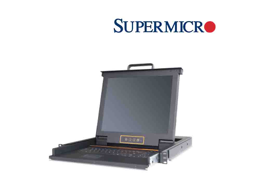 Supermicro CSE-KM-813M 17,3″ LCD-консоль 1U с KVM