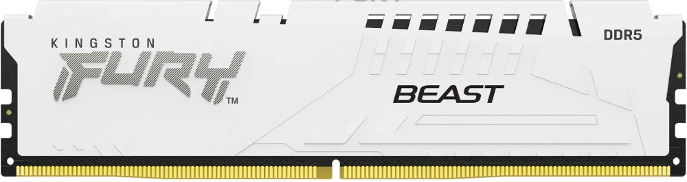 Память DDR5 32GB 6000MHz Kingston KF560C36BWE-32 Fury Beast White Expo RTL PC5-48000 CL36 DIMM 288-pin 1.35В dual rank Ret