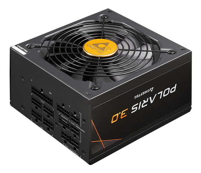 Блок питания Chieftec Polaris 3.0 PPS-1050FC-A3 (ATX 3.0, 1050W, 80 PLUS GOLD, Active PFC, 140mm fan, Full Cable Management, Gen5 PCIe) Retail (PPS-1050FC-A3)