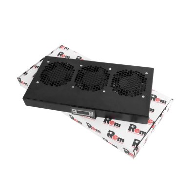 Вентилятор для шкафа ЦМО R-FAN-3K-1U-9005