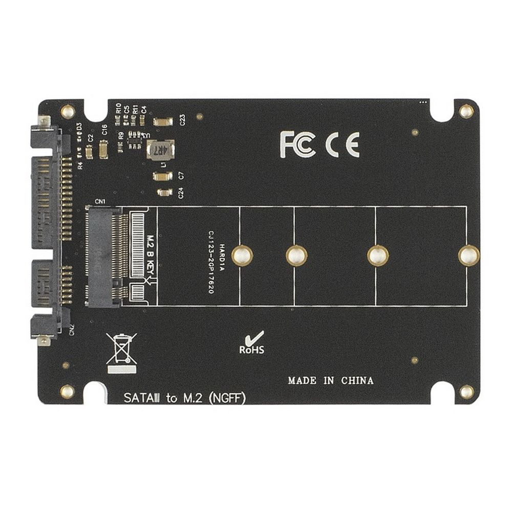 Exegate EX283708RUS Переходник EXE-527 M.2 B key -> 2.5" SATA