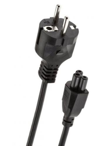 Telecom TP022-1.8-BK Кабель питания для ноутбуков, 3-pin, с заземлением, 220V (Европейский стандарт)1,8m