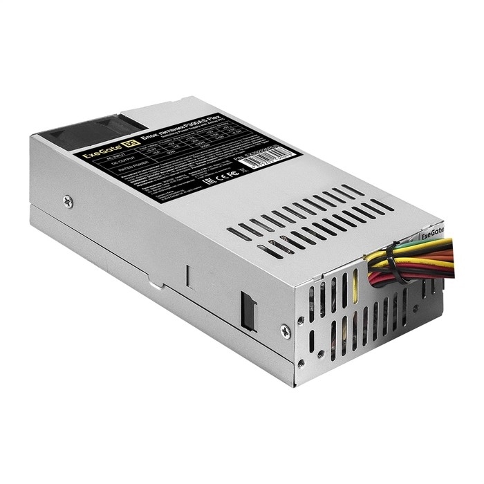 Exegate EX292230RUS Блок питания 300W ExeGate F300AS (Flex ATX, for ITX case, APFC, КПД 80% (80 PLUS), 4cm fan, 24pin, 4pin, 3xSATA, 2xIDE)