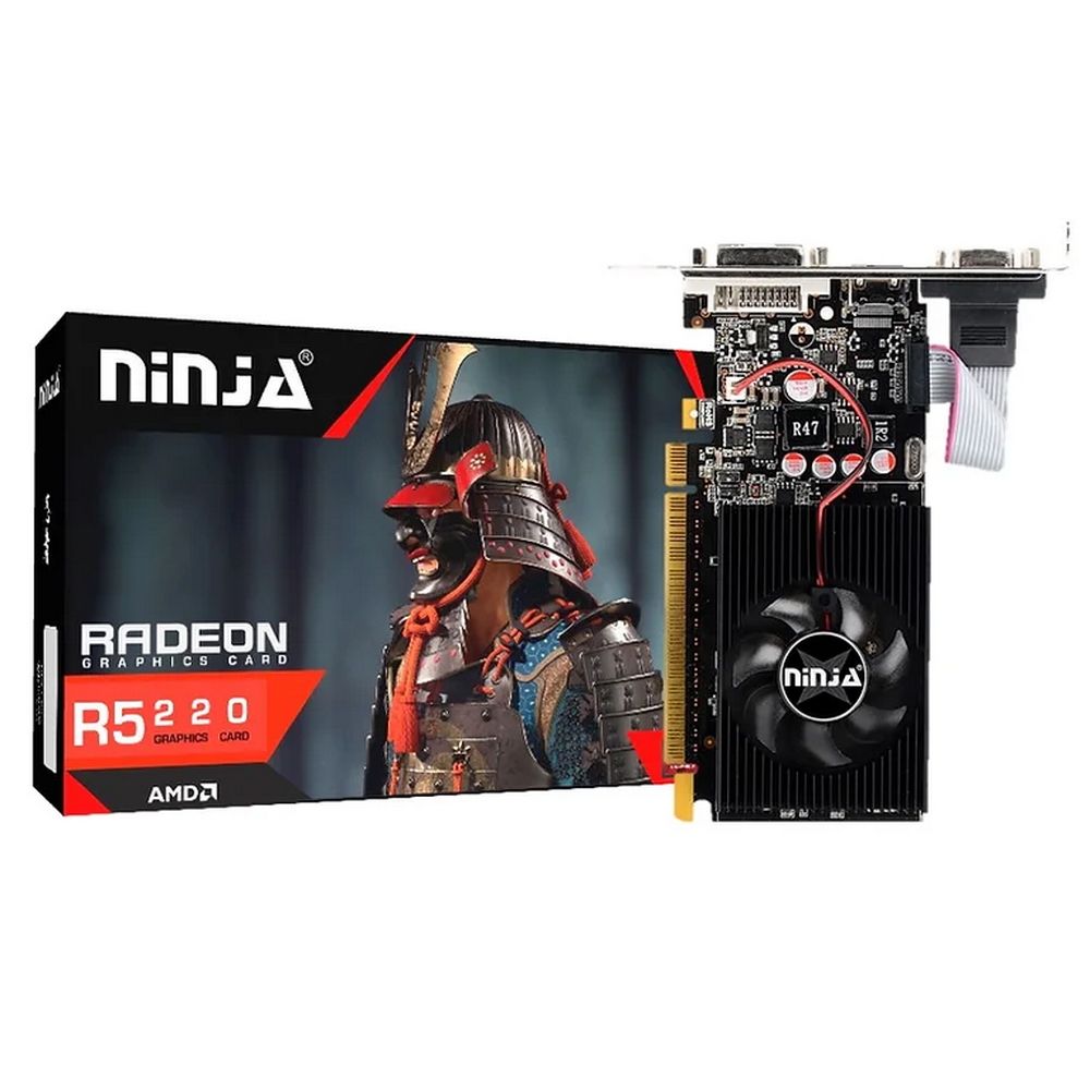 Видеокарта Ninja (Sinotex) AMD R5 220 650 1024 800 64 RTL [AFR522013F]