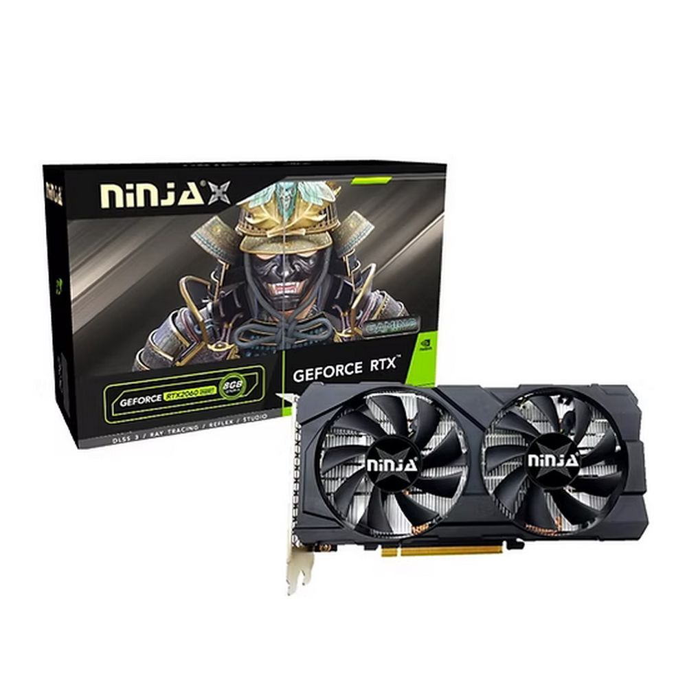 Видеокарта Ninja (Sinotex) RTX2060 SUPER 8GB GDDR6 256bit DVI DP HDMI 2FAN RTL
