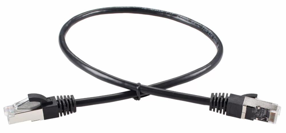 Кабель PATCH CAT5E FTP 0.5M ANP522B-BK-0.5M BLACK AOPEN