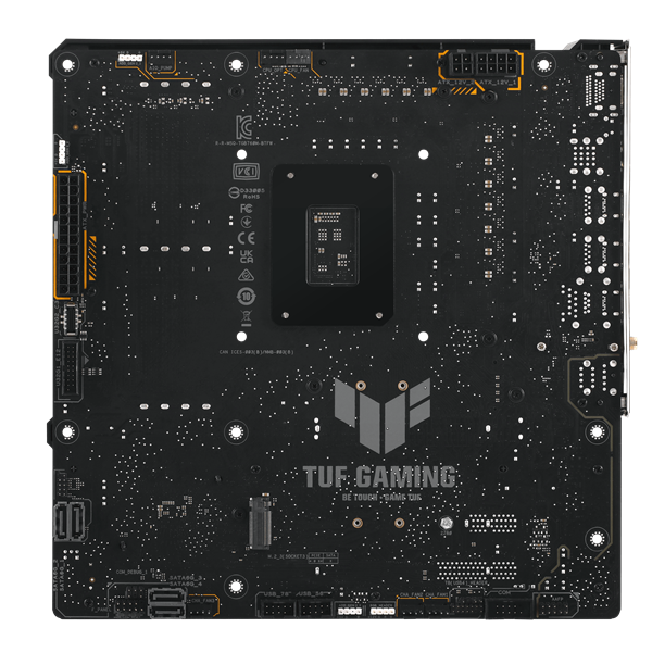 Материнская плата ASUS TUF GAMING B760M-BTF WIFI, LGA1700, B760, 4*DDR5, 4*SATA, 3*M.2, 5*USB 3.2, 4*USB 2.0, Type-C, 2*PCIx16, 1*PCIx1, DP+HDMI, mATX; 90MB1G50-M0EAY0 (TUF GAMING B760M-BTF WIFI)