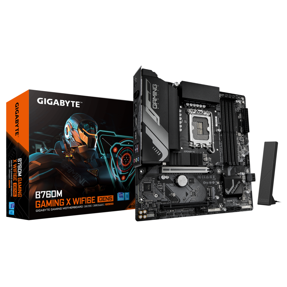 Материнская плата Gigabyte B760M GAMING X WIFI6E GEN5, RTL